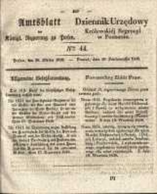 Amtsblatt der Königlichen Regierung zu Posen. 1838.10.30 Nro.44