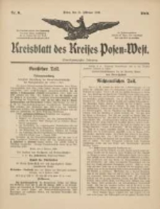 Kreisblatt des Kreises Posen-West 1909.02.11 Jg.21 Nr6