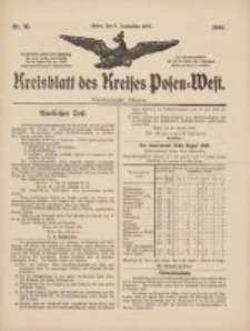 Kreisblatt des Kreises Posen-West 1909.09.02 Jg.21 Nr35
