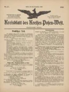 Kreisblatt des Kreises Posen-West 1909.12.23 Jg.21 Nr51