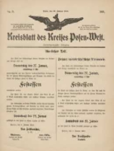 Kreisblatt des Kreises Posen-West 1910.01.20 Jg.22 Nr3
