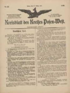 Kreisblatt des Kreises Posen-West 1910.03.17 Jg.22 Nr12