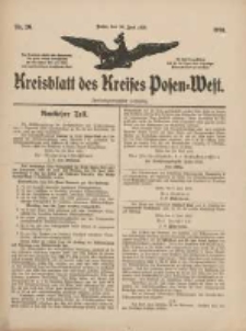Kreisblatt des Kreises Posen-West 1910.06.16 Jg.22 Nr26