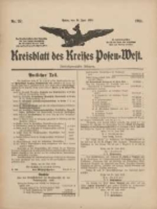 Kreisblatt des Kreises Posen-West 1910.06.30 Jg.22 Nr28