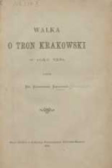 Walka o tron krakowski w roku 1228