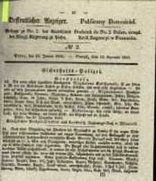 Oeffentlicher Anzeiger. 1841.01.10 Nro.2