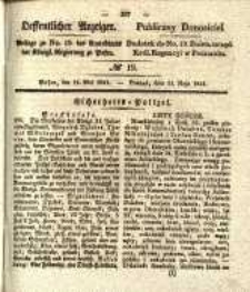 Oeffentlicher Anzeiger. 1841.05.09 Nro.19