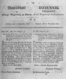 Amtsblatt der Königlichen Regierung zu Posen. 1841.09.07 Nro.36