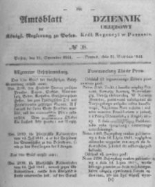 Amtsblatt der Königlichen Regierung zu Posen. 1841.09.21 Nro.38