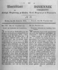 Amtsblatt der Königlichen Regierung zu Posen. 1841.09.28 Nro.39