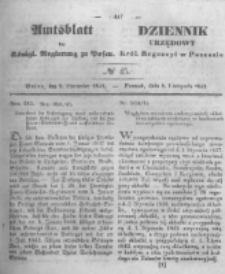 Amtsblatt der Königlichen Regierung zu Posen. 1841.11.09 Nro.45
