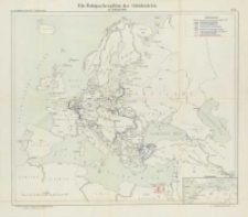 Die Operationen des Jahres 1915: die Ereignisse im Winter und Frühjahr: mit vierzig Karten und Skizzen Bd.7 Die Kriegsschauplätze der Mittelmächte im Frühjahr 1915 Karte 1