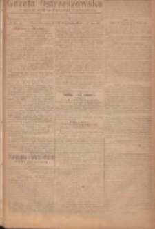 Gazeta Ostrzeszowska: z bezpłatnym dodatkiem "Orędownik Ostrzeszowski" 1921.10.22 R.35 Nr85