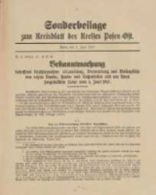 Kreis-Blatt des Kreises Posen-Ost 1917.06.02 Jg.29 Nr26 Sonder Beilage