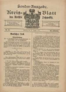 Kreis-Blatt des Kreises Posen-Ost 1917.08.22 Jg.29 Nr44 Sonder Ausgabe