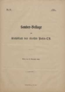 Kreis-Blatt des Kreises Posen-Ost 1917.11.17 Nr61 Sonder Beilage