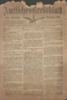 Kreis-Blatt des Kreises Posen-Ost 1918.10.05 Jg.30 Nr57