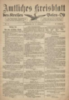 Kreis-Blatt des Kreises Posen-Ost 1918.11.23 Jg.30 Nr71
