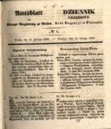 Amtsblatt der Königlichen Regierung zu Posen. 1840.02.11 Nro.6