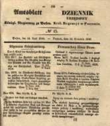 Amtsblatt der Königlichen Regierung zu Posen. 1840.04.14 Nro.15