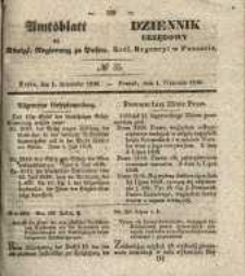 Amtsblatt der Königlichen Regierung zu Posen. 1840.09.01 Nro.35