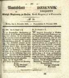 Amtsblatt der Königlichen Regierung zu Posen. 1840.09.08 Nro.36