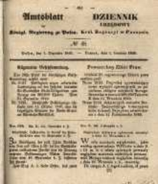Amtsblatt der K&ouml;niglichen Regierung zu Posen. 1840.12.01 Nro.48