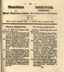Amtsblatt der Königlichen Regierung zu Posen. 1840.11.03 Nro.44