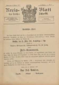 Kreis-Blatt des Kreises Posen-Ost 1897.02.27 Jg.10 Nr9