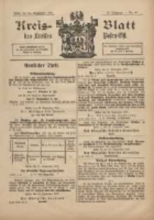Kreis-Blatt des Kreises Posen-Ost 1898.09.24 Jg.11 Nr40
