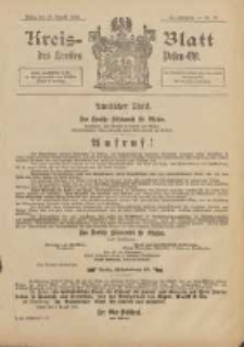 Kreis-Blatt des Kreises Posen-Ost 1900.08.18 Jg.13 Nr33
