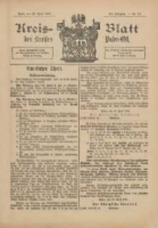 Kreis-Blatt des Kreises Posen-Ost 1901.04.27 Jg.13 Nr18