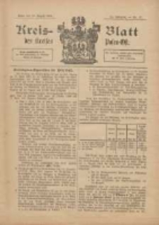 Kreis-Blatt des Kreises Posen-Ost 1901.08.31 Jg.13 Nr37