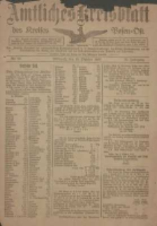 Kreis-Blatt des Kreises Posen-Ost 1918.10.16 Jg.30 Nr60