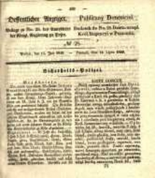 Oeffentlicher Anzeiger. 1840.07.14 Nro.28