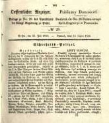 Oeffentlicher Anzeiger. 1840.07.21 Nro.29