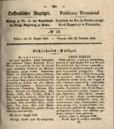 Oeffentlicher Anzeiger. 1840.08.25 Nro.34