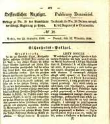 Oeffentlicher Anzeiger. 1840.09.22 Nro.38