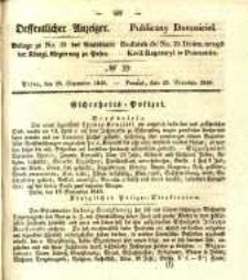 Oeffentlicher Anzeiger. 1840.09.29 Nro.39