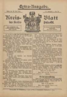 Kreis-Blatt des Kreises Posen-Ost 1901.07.16 Jg.13 Nr30 Extra Ausgabe