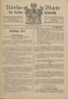 Kreis-Blatt des Kreises Posen-Ost 1918.05.11 Jg.30 Nr21