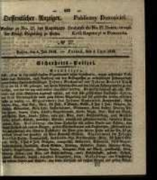 Oeffentlicher Anzeiger. 1843.07.06 Nro.27