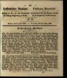 Oeffentlicher Anzeiger. 1843.07.13 Nro.28