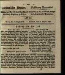 Oeffentlicher Anzeiger. 1843.08.17 Nro.33