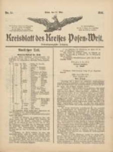 Kreisblatt des Kreises Posen-West 1914.05.21 Jg.26 Nr21