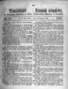 Amtsblatt der Königlichen Regierung zu Posen. 1869.04.13 Nro.15