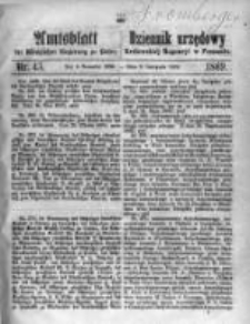 lichen Regierung zu Posen. 1869.11.09 Nro.45
