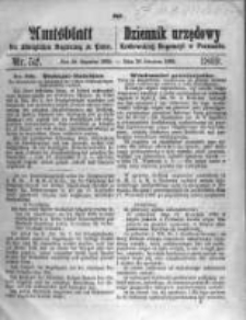 Amtsblatt der Königlichen Regierung zu Posen. 1869.12.28 Nro.52