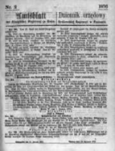 Amtsblatt der Königlichen Regierung zu Posen. 1876.01.12 Nro.2