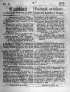 Amtsblatt der Königlichen Regierung zu Posen. 1876.01.26 Nro.4